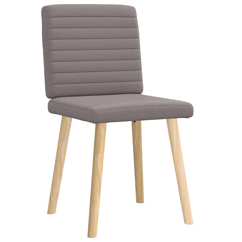 Dining Chairs 2 pcs. Taupe Fabric