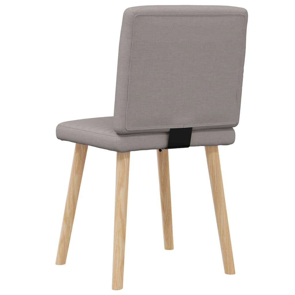 Dining Chairs 2 pcs. Taupe Fabric