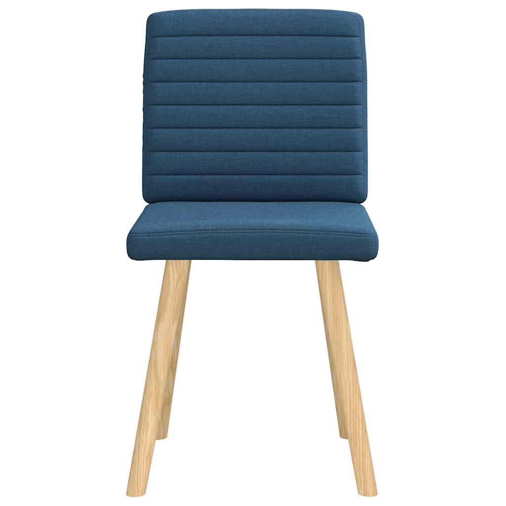 Esszimmerstühle 2 Stk. Blau Stoff