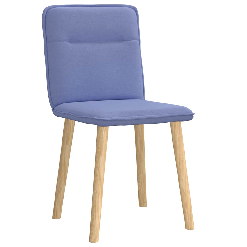 Esszimmerstühle 2 Stk. Jeansblau Stoff