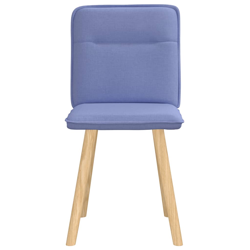 Esszimmerstühle 2 Stk. Jeansblau Stoff