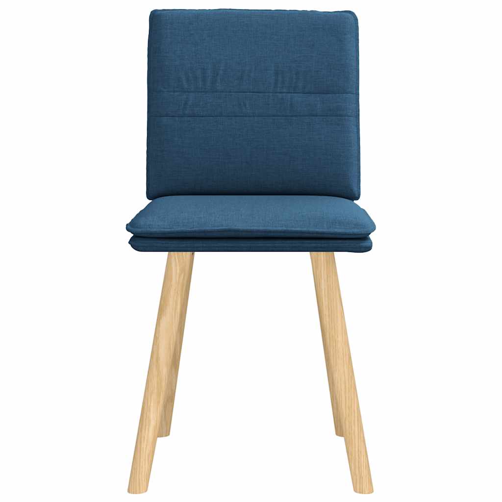 Esszimmerstühle 2 Stk. Blau Stoff