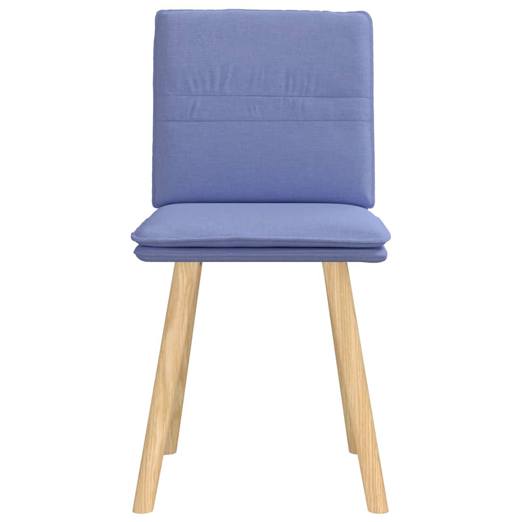Esszimmerstühle 2 Stk. Jeansblau Stoff