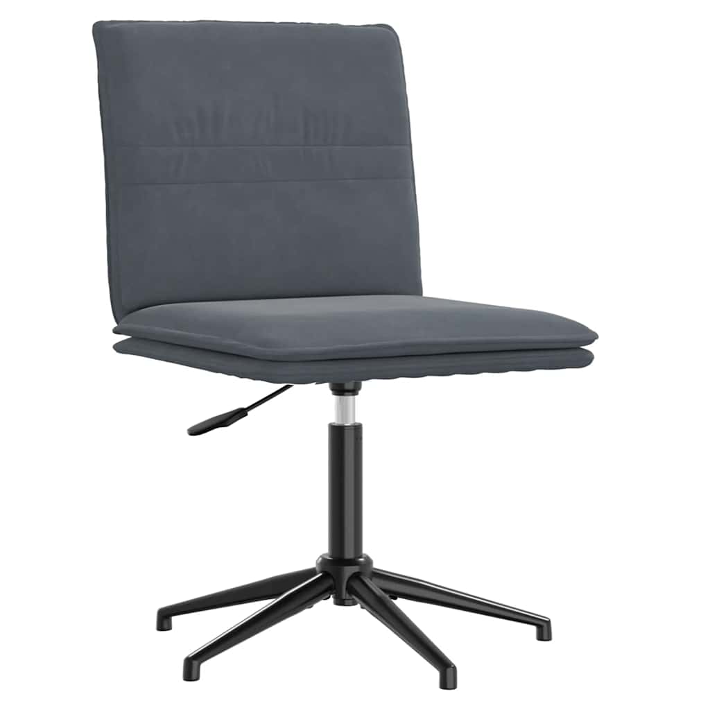 Esszimmerstuhl Dunkelgrau Samt