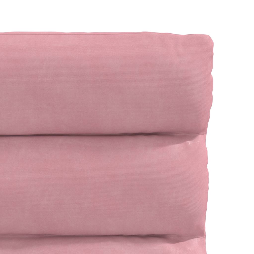 Esszimmerstühle 2 Stk. Rosa Samt