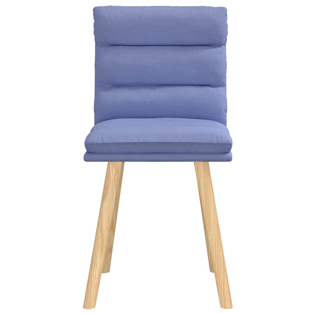 Esszimmerstühle 2 Stk. Jeansblau Stoff