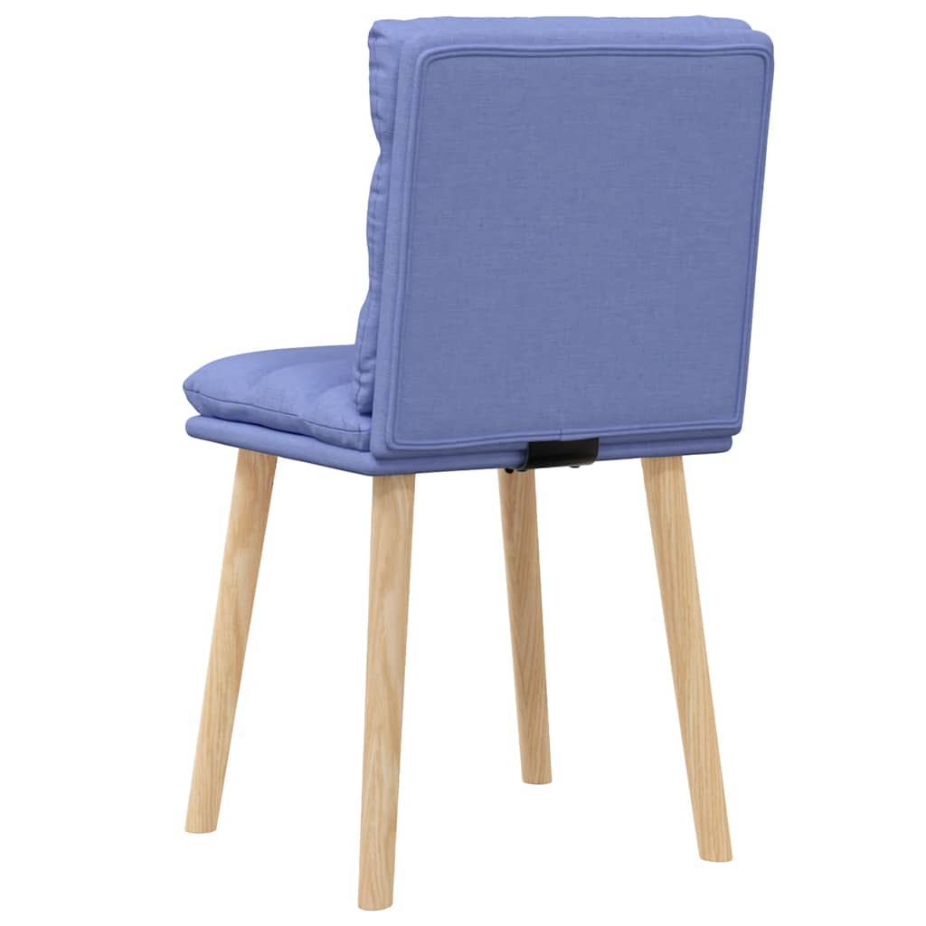 Esszimmerstühle 2 Stk. Jeansblau Stoff