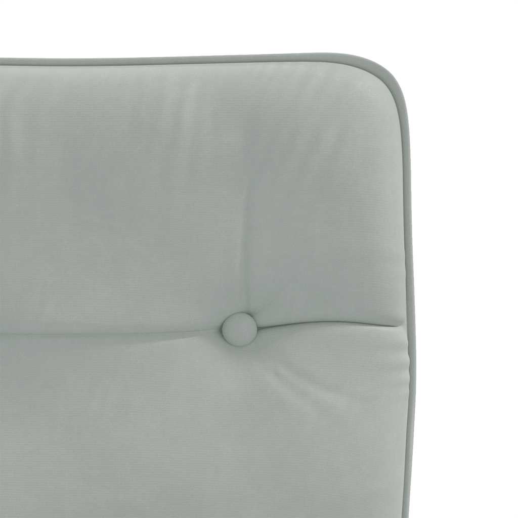 Dining Chairs 2 pcs. Light Gray Velvet