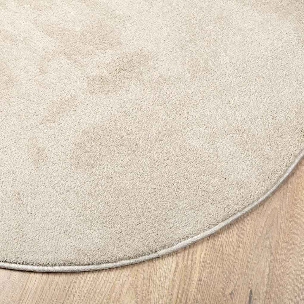 Teppich Beige 80 x 150 cm Polyester