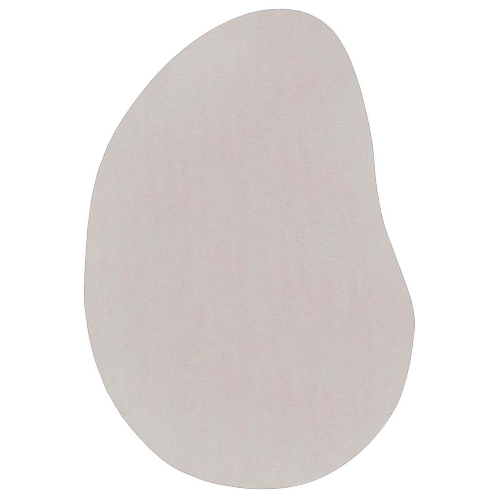 Teppich Sandfarbe 120 x 170 cm Polyester