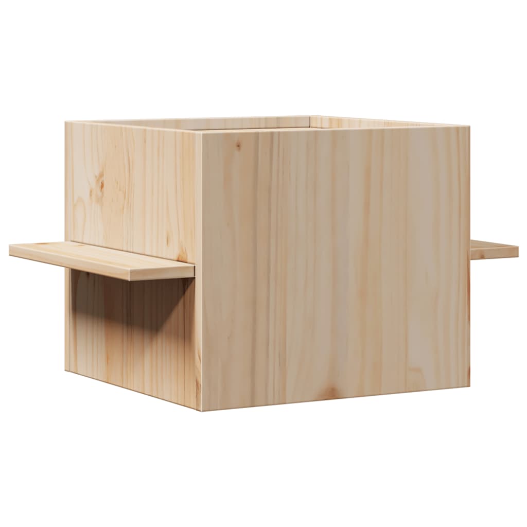 Cat house 51x35x30 cm solid pine wood