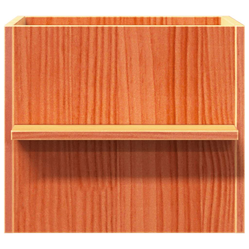 Cat House Wax Brown 51x35x30 cm Solid Pine Wood