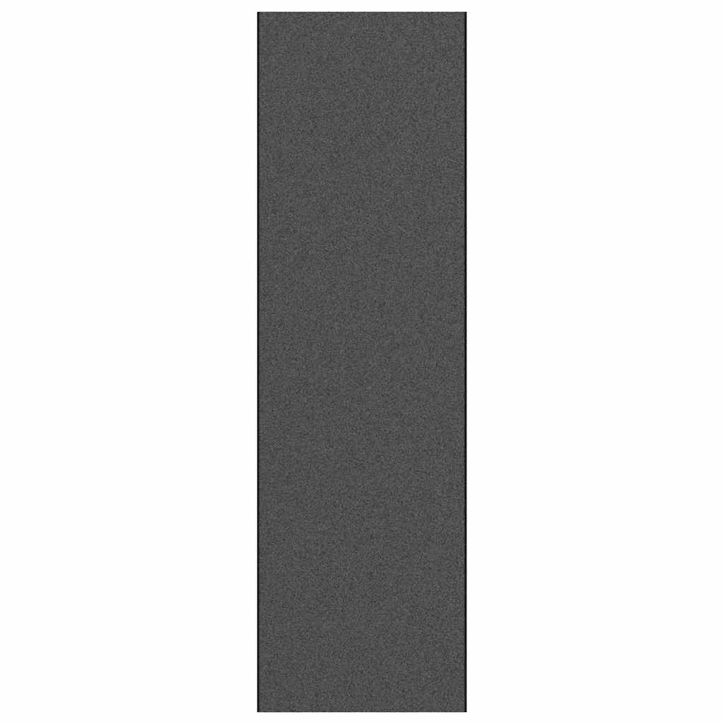 Fußmatte Anthrazit und Schwarz 120 x 400 cm Polyamid und PVC