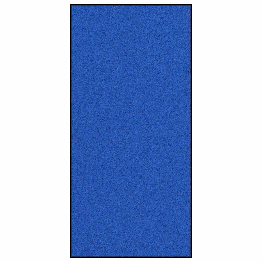 Fußmatte Blau und Schwarz 120 x 250 cm Polyamid und PVC