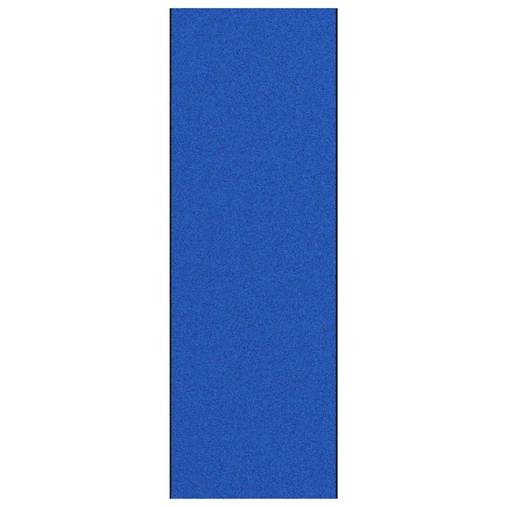 Fußmatte Blau und Schwarz 120 x 350 cm Polyamid und PVC