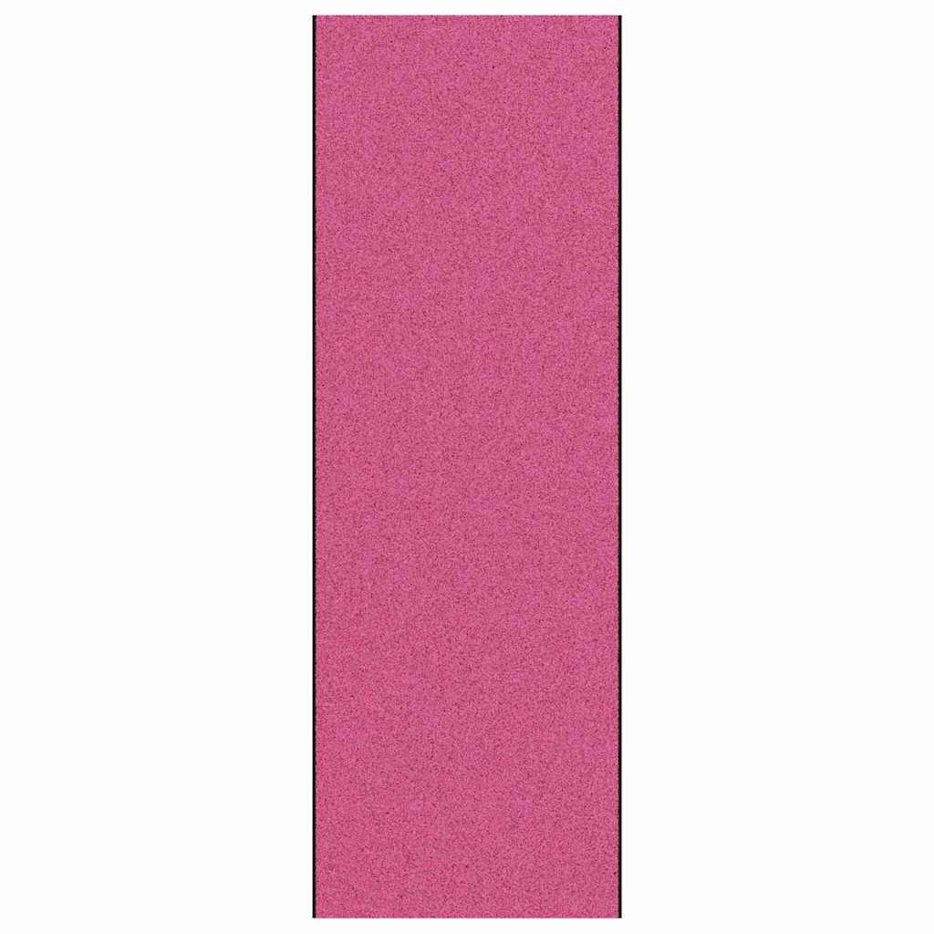 Fußmatte Pink und Schwarz 120 x 350 cm Polyamid und PVC