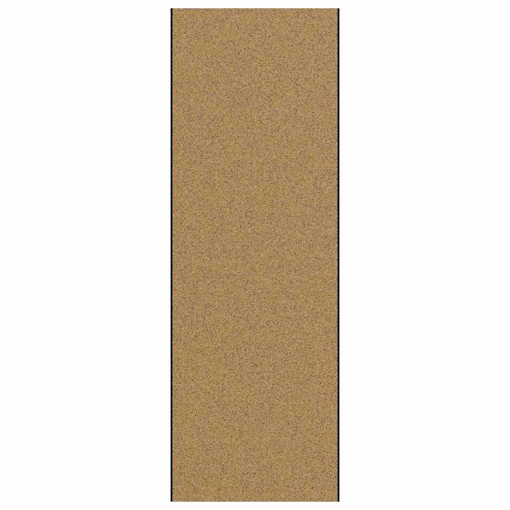 Fußmatte Creme und Schwarz 120 x 350 cm Polyamid und PVC