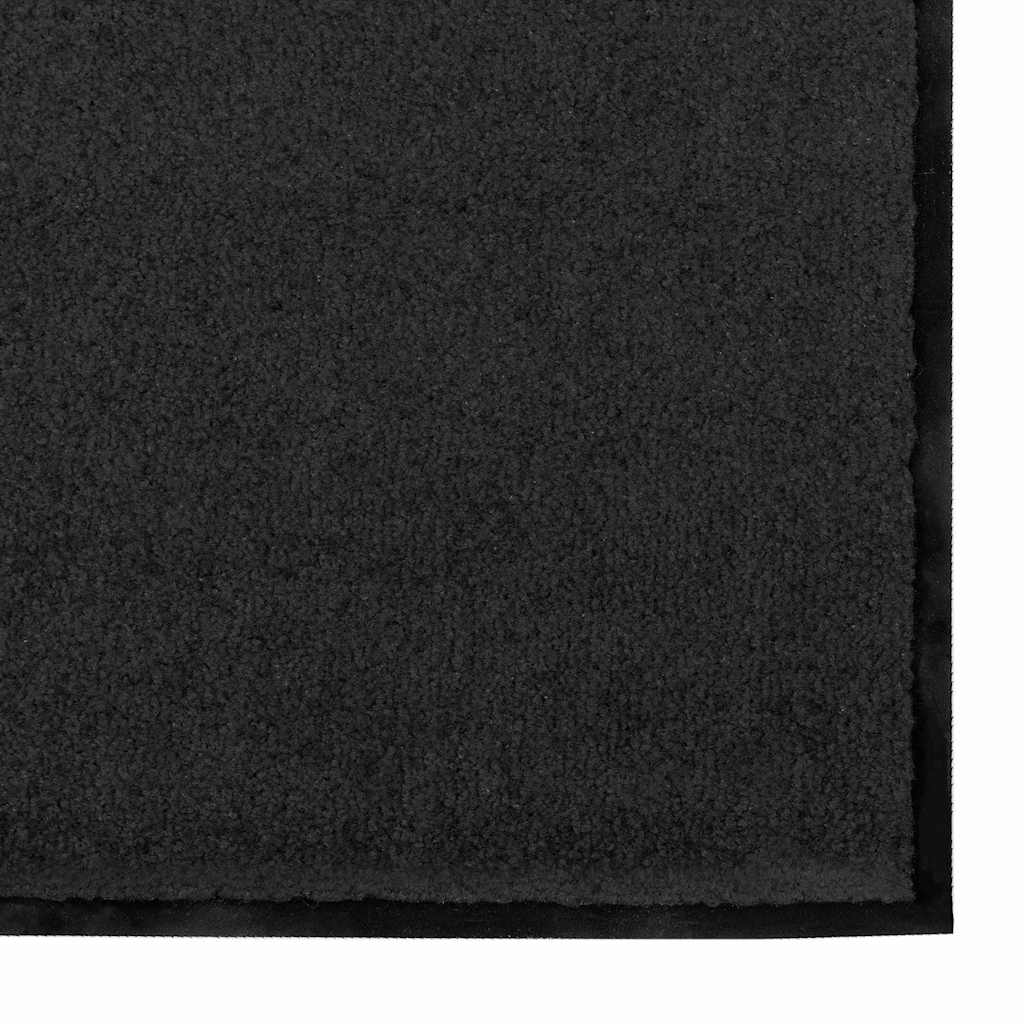 Fußmatte Schwarz 120 x 180 cm Polypropylen und Vinyl