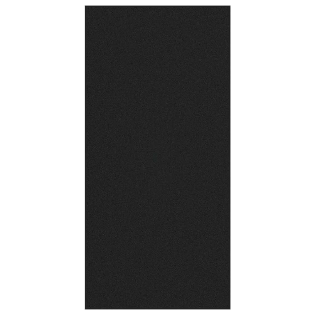 Fußmatte Schwarz 120 x 250 cm Polypropylen und Vinyl