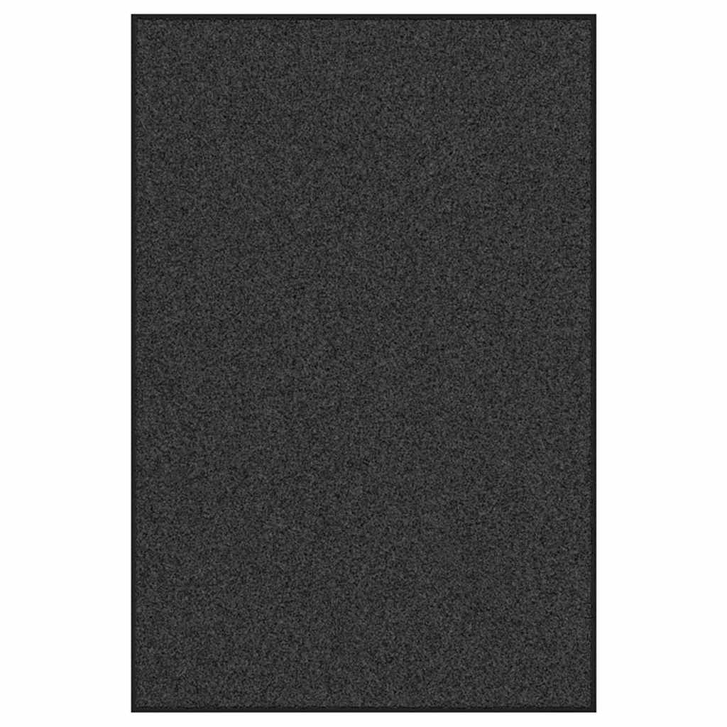 Fußmatte Anthrazit und Schwarz 120 x 180 cm