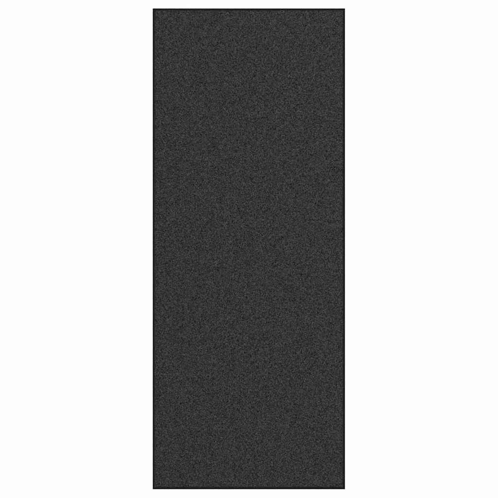 Fußmatte Anthrazit und Schwarz 120 x 300 cm