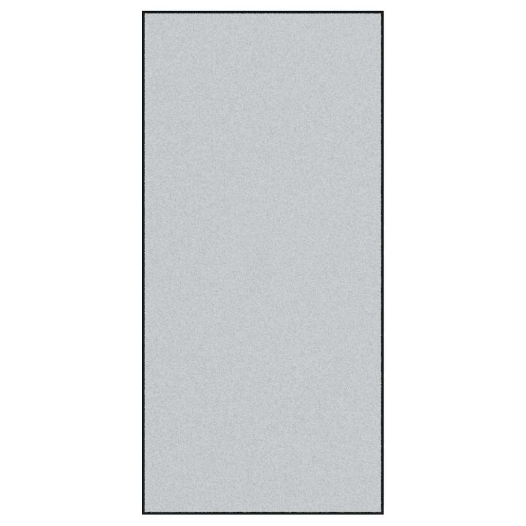 Fußmatte Grau und Schwarz 120 x 250 cm Polypropylen und Vinyl