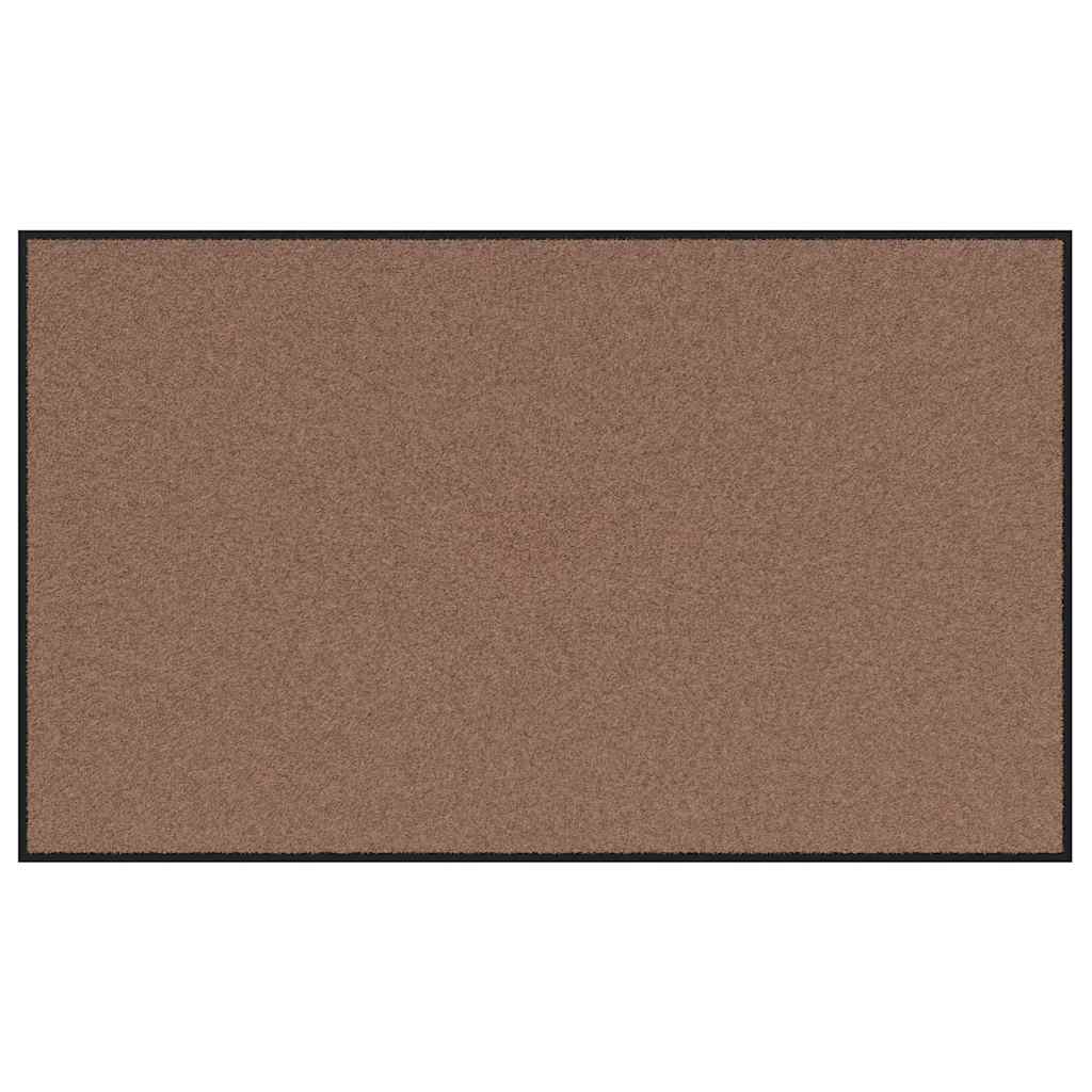 Fußmatte Braun und Schwarz 90 x 150 cm Polypropylen und Vinyl