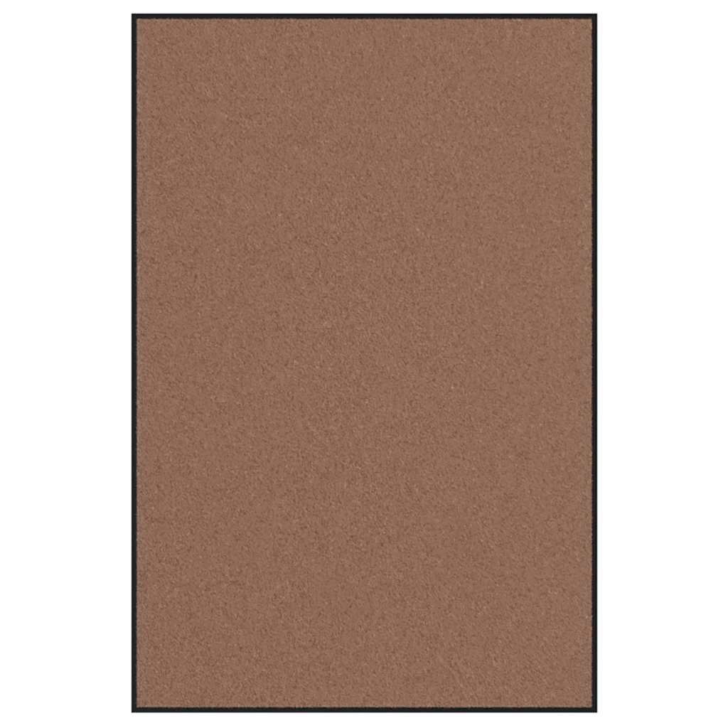 Fußmatte Braun und Schwarz 120 x 180 cm Polypropylen und Vinyl