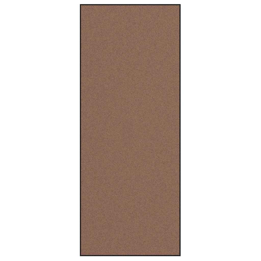 Fußmatte Braun und Schwarz 120 x 300 cm Polypropylen und Vinyl