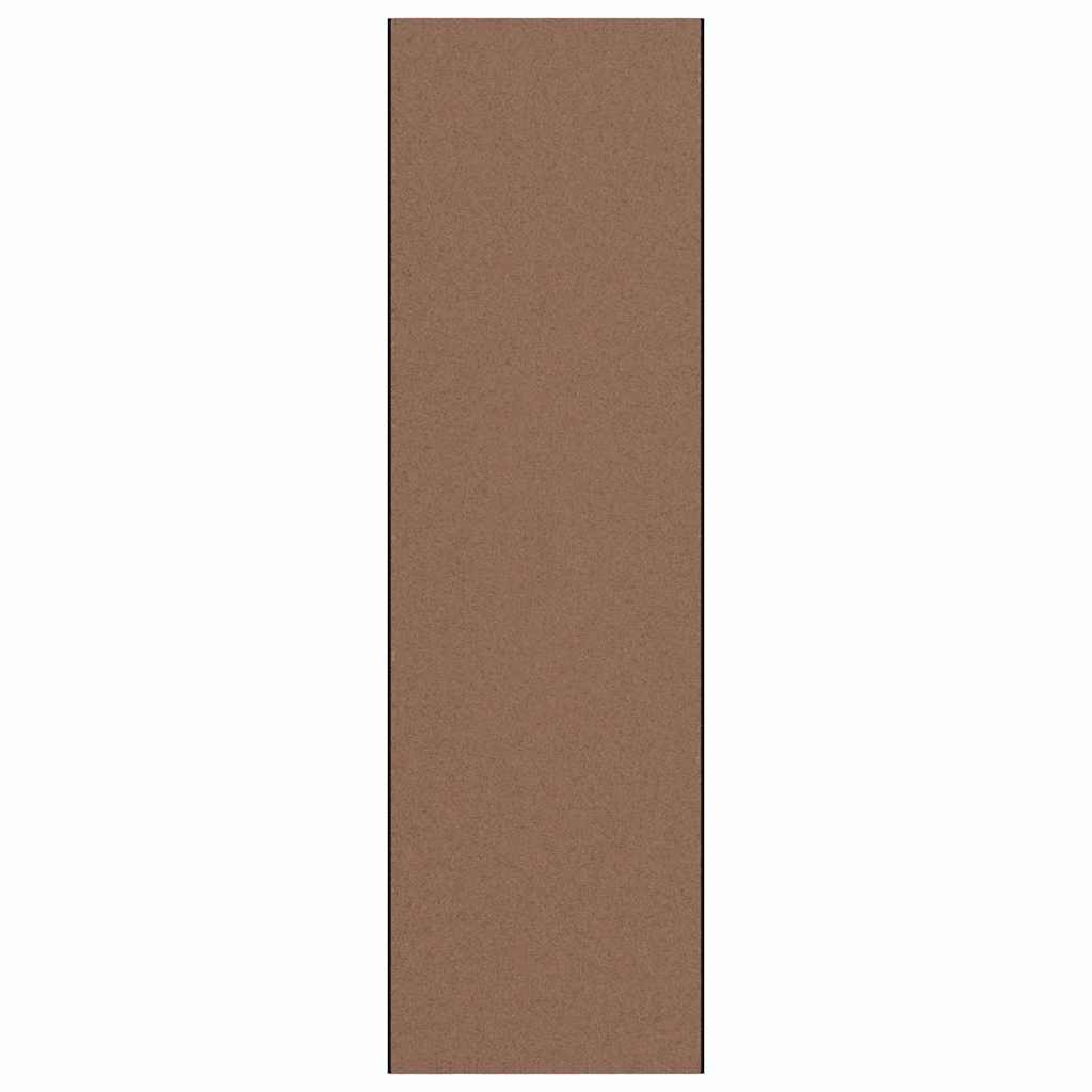 Fußmatte Braun und Schwarz 120 x 400 cm Polypropylen und Vinyl