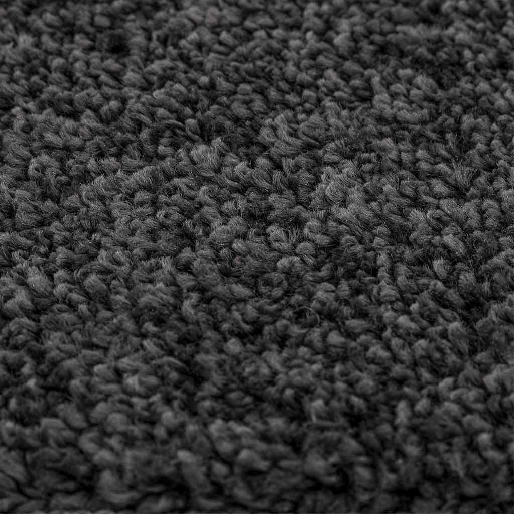 Teppich Dunkelgrau 240 x 340 cm Polypropylen