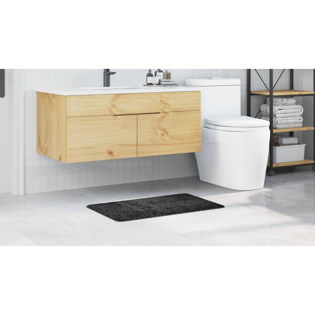 Badematte Dunkelgrau 50 x 80 cm Polypropylen
