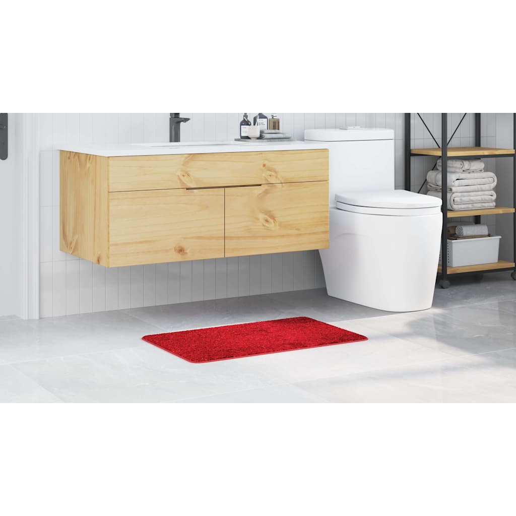 Badematte Rot 50 x 80 cm Polypropylen