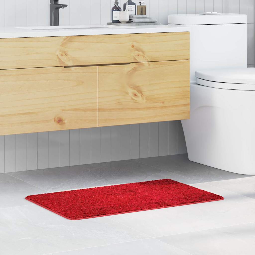Badematte Rot 50 x 80 cm Polypropylen