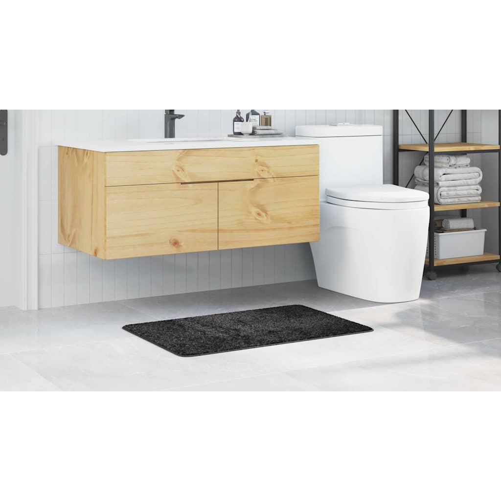 Badematte Dunkelgrau 60 x 90 cm Polypropylen