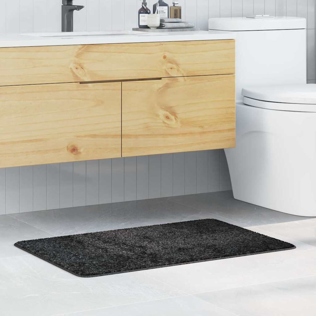 Badematte Dunkelgrau 60 x 90 cm Polypropylen