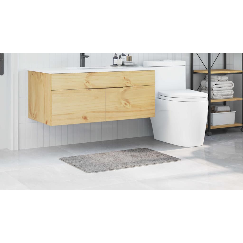 Badematte Grau 60 x 90 cm Polypropylen