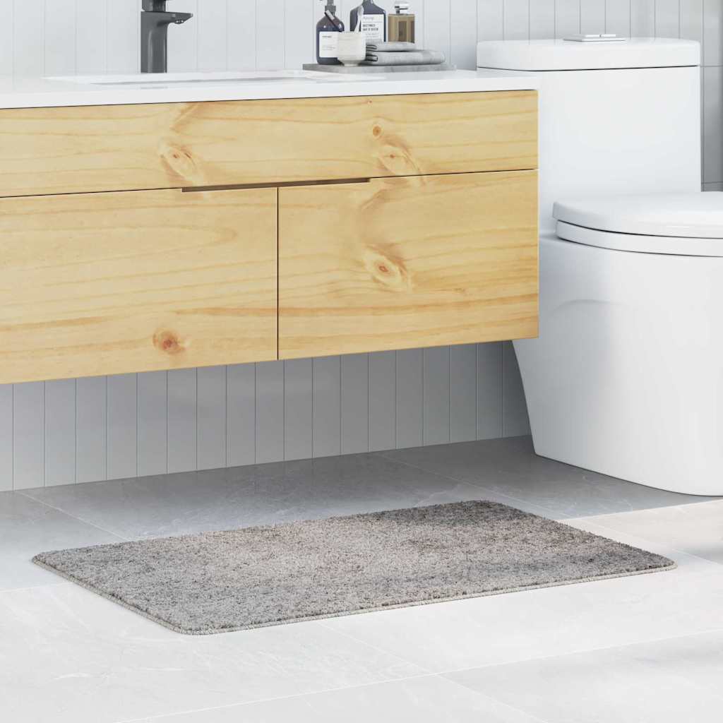 Badematte Grau 60 x 90 cm Polypropylen