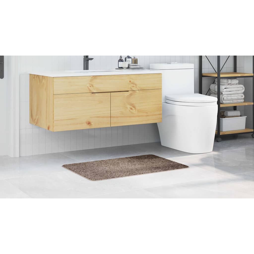 Badematte Braun 60 x 90 cm Polypropylen