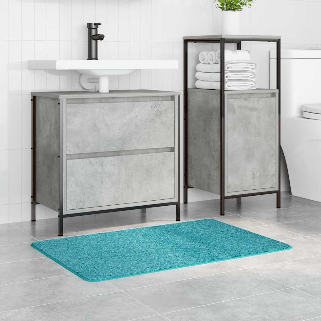 Badematte Türkis 60 x 90 cm Polypropylen