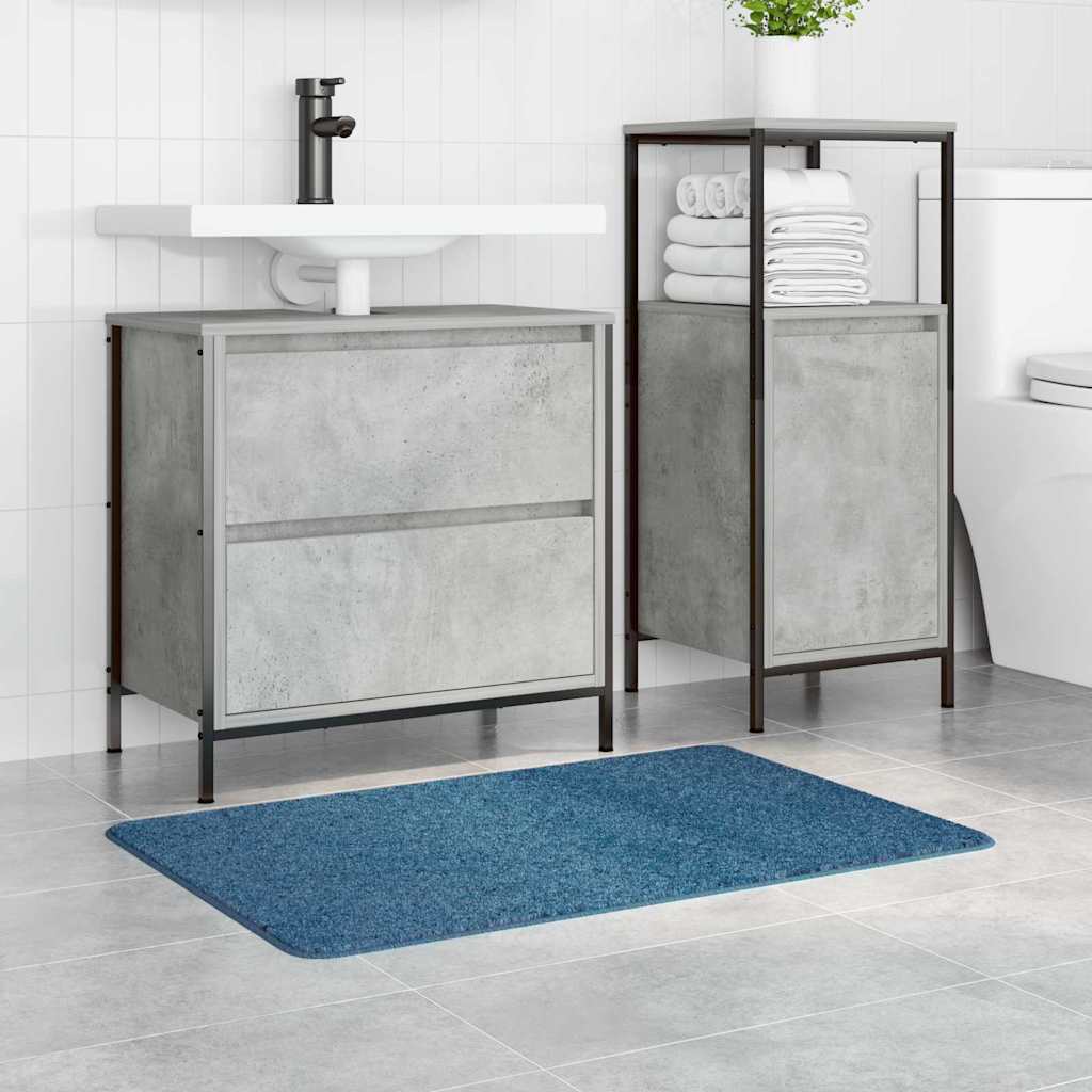 Badematte Blau 60 x 90 cm Polypropylen