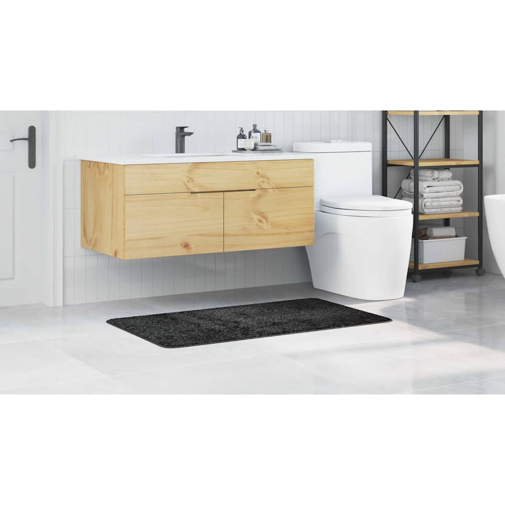 Badematte Dunkelgrau 70 x 120 cm Polypropylen