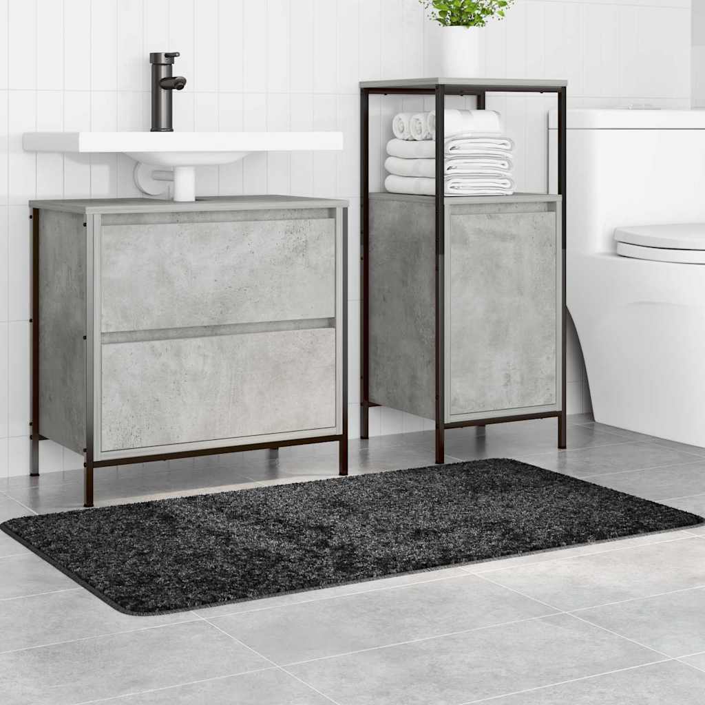 Badematte Dunkelgrau 70 x 120 cm Polypropylen