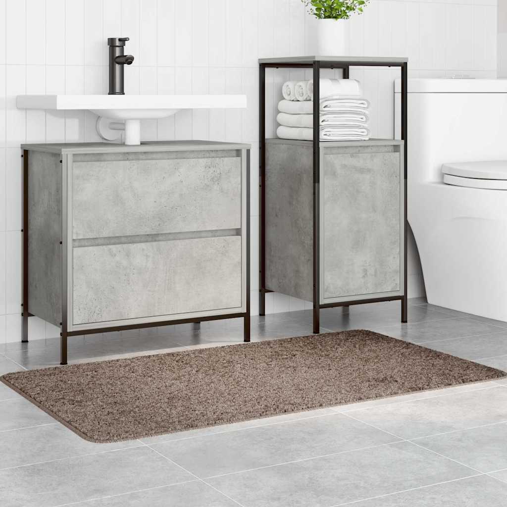 Badematte Braun 70 x 120 cm Polypropylen