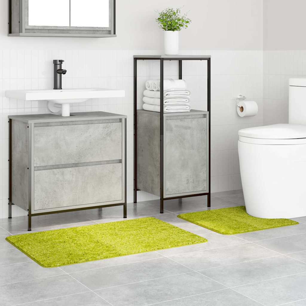 Badematte 2 pcs Hellgrün 50 x 50 cm Polypropylen