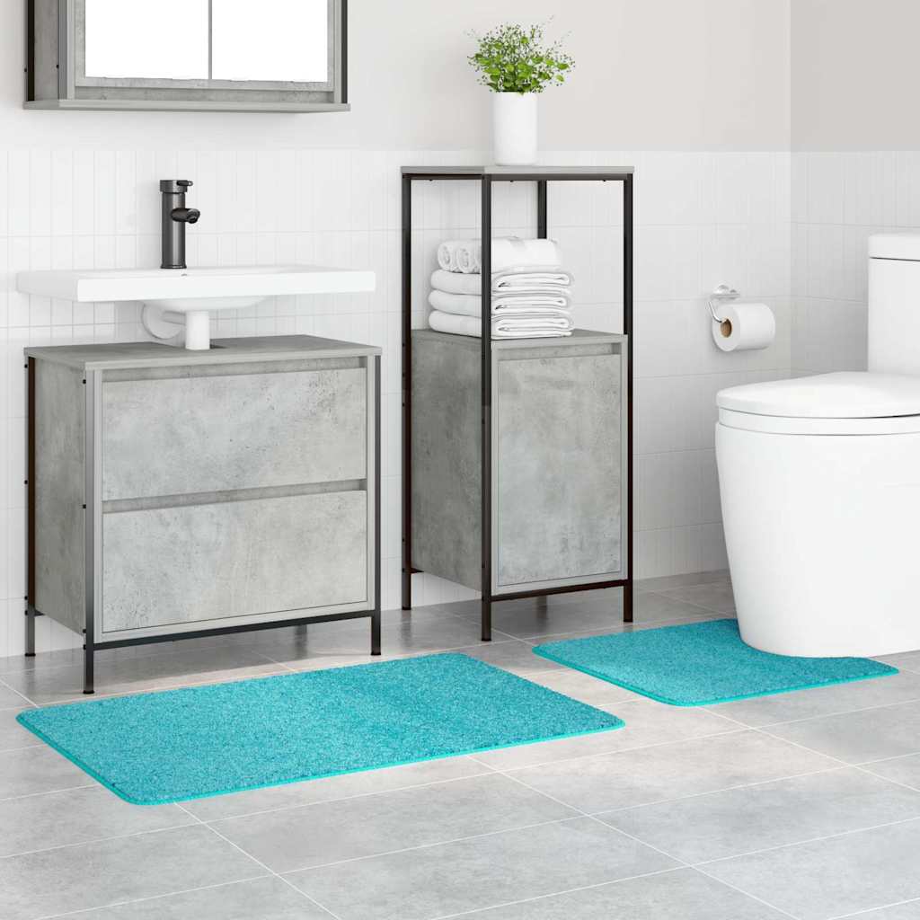 Badematte 2 pcs Türkis 50 x 50 cm Polypropylen