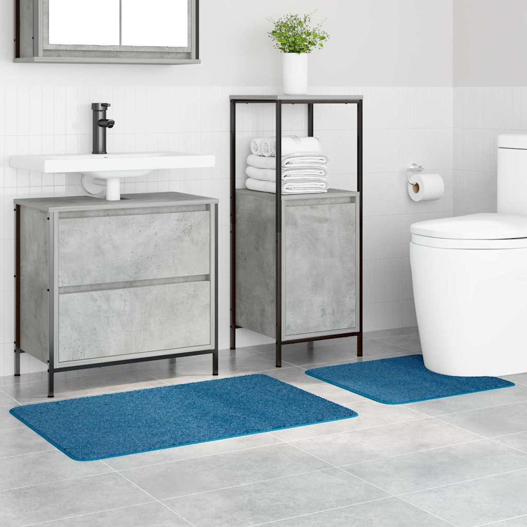 Badematte 2 pcs Blau 50 x 50 cm Polypropylen
