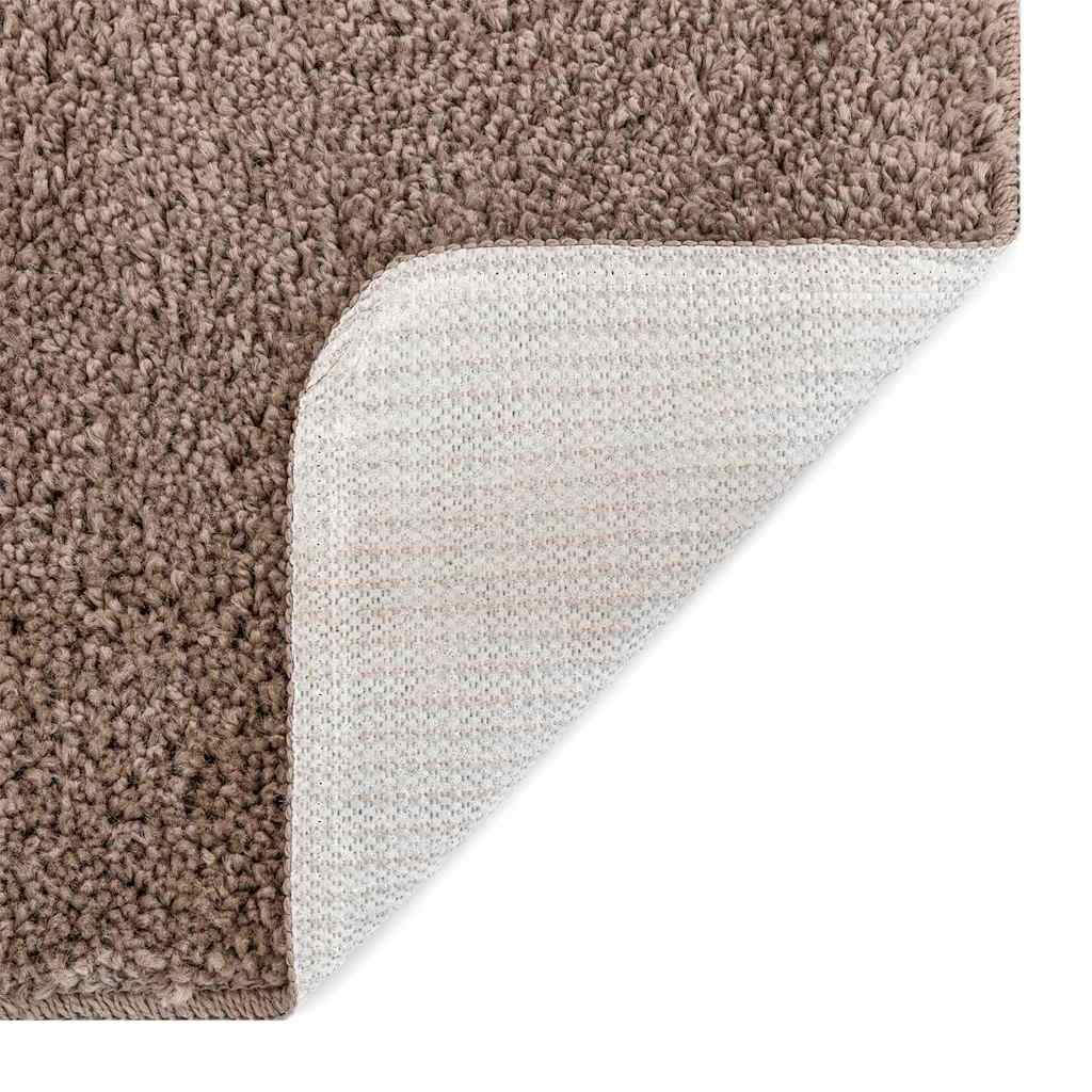 Badematte 3 pcs Braun 50 x 50 cm Polypropylen