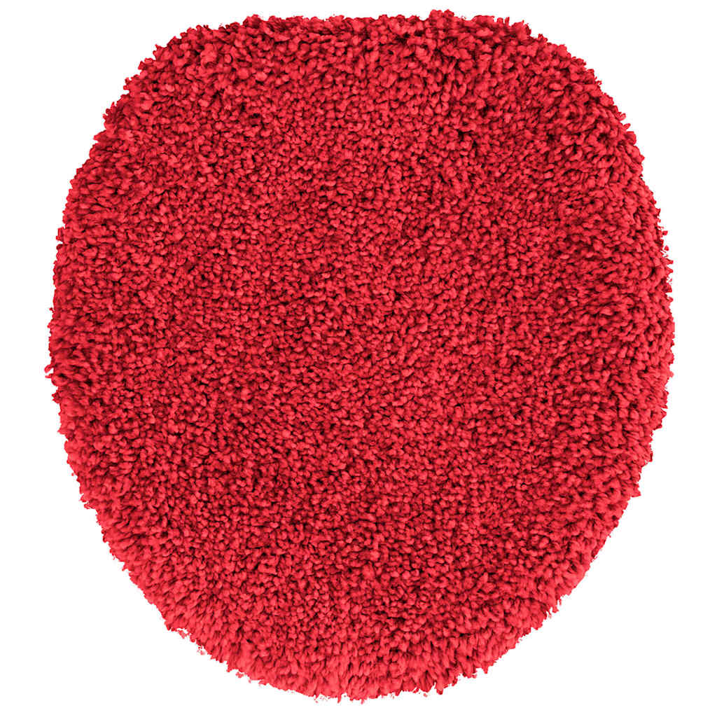 Badematte 3 pcs Rot 50 x 50 cm Polypropylen