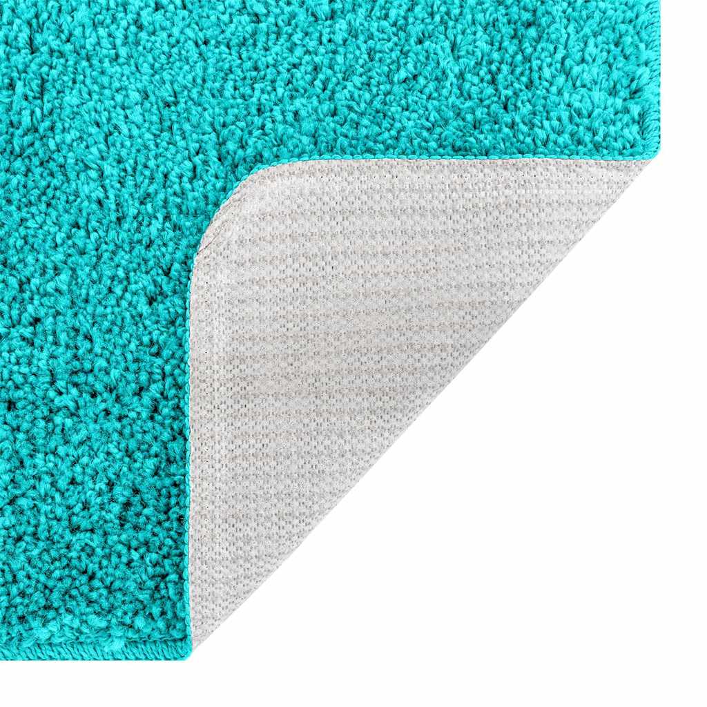 Badematte 3 pcs Türkis 50 x 50 cm Polypropylen
